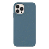 Eco Case til iPhone 14 Plus silikone nedbrydeligt dække navy blå
