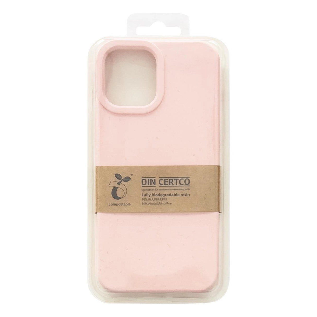 Eco Case til iPhone 14 Plus silikone nedbrydeligt dække pink