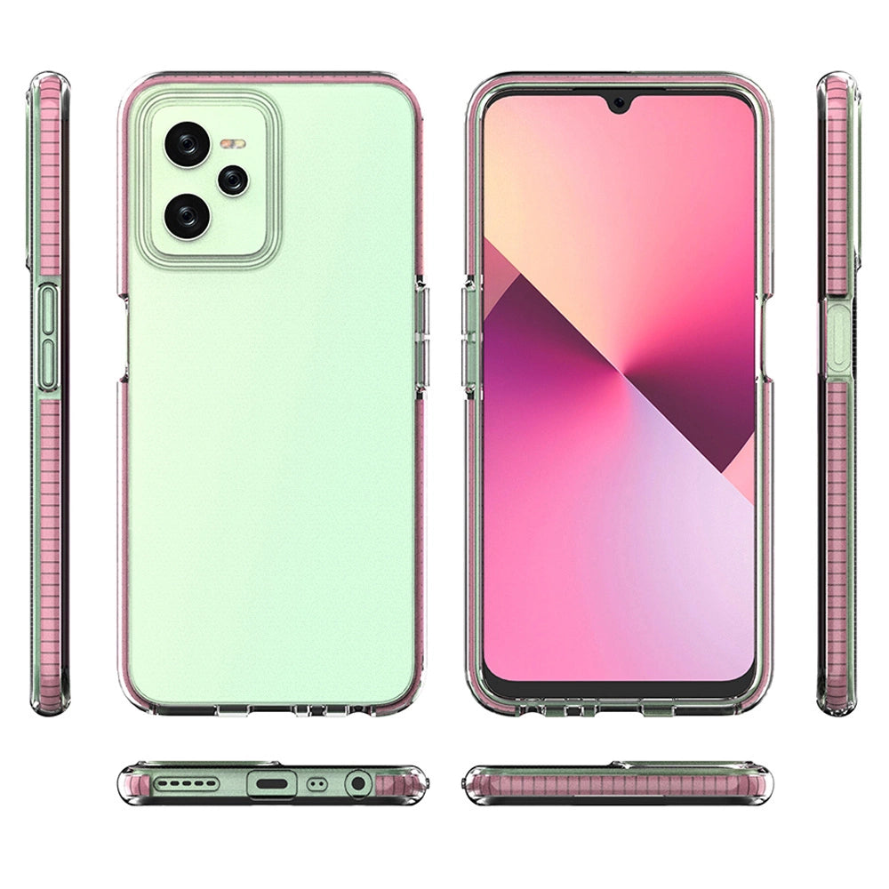 Spring Case til Realme C35 silikon cover med ramme sort