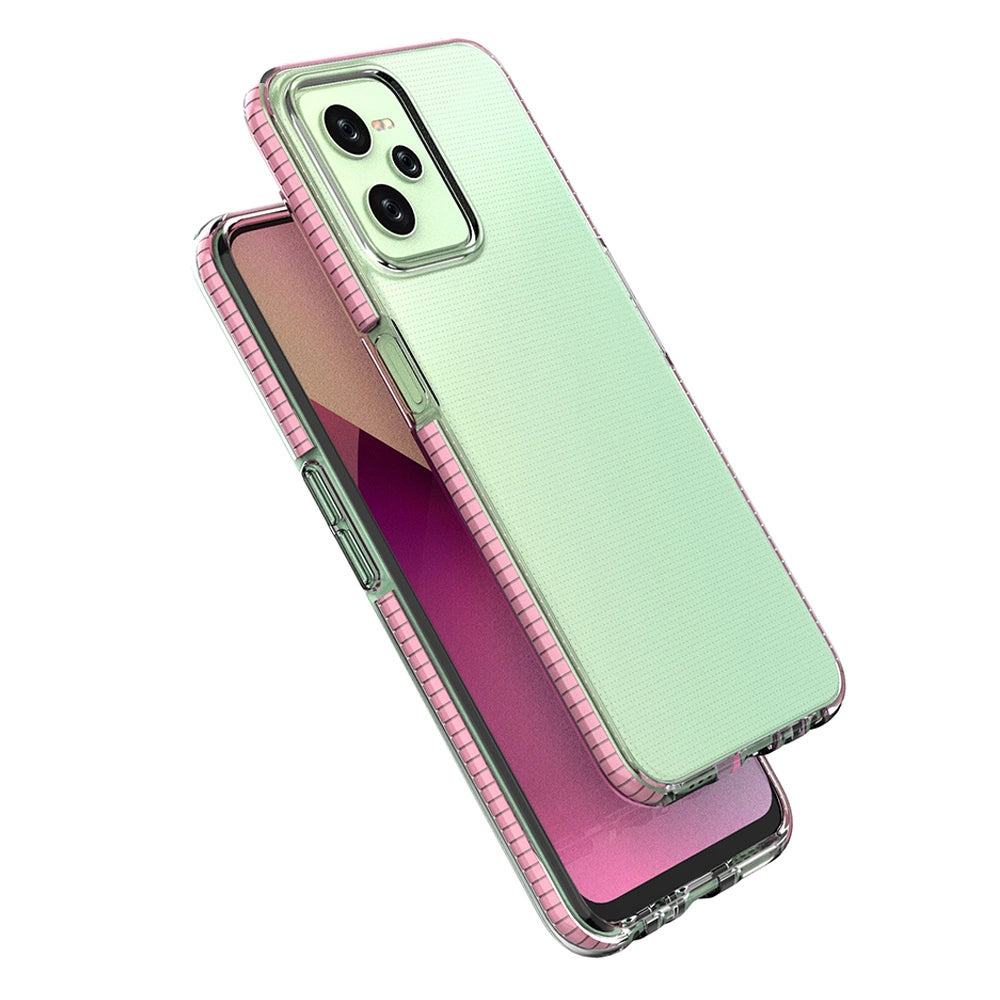 Spring Case til Realme C35 silikon cover med ramme sort