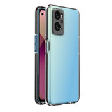 Spring Case Cover til Realme 9i, Oppo A36 / A76 / A96 silikone cover med ramme sort