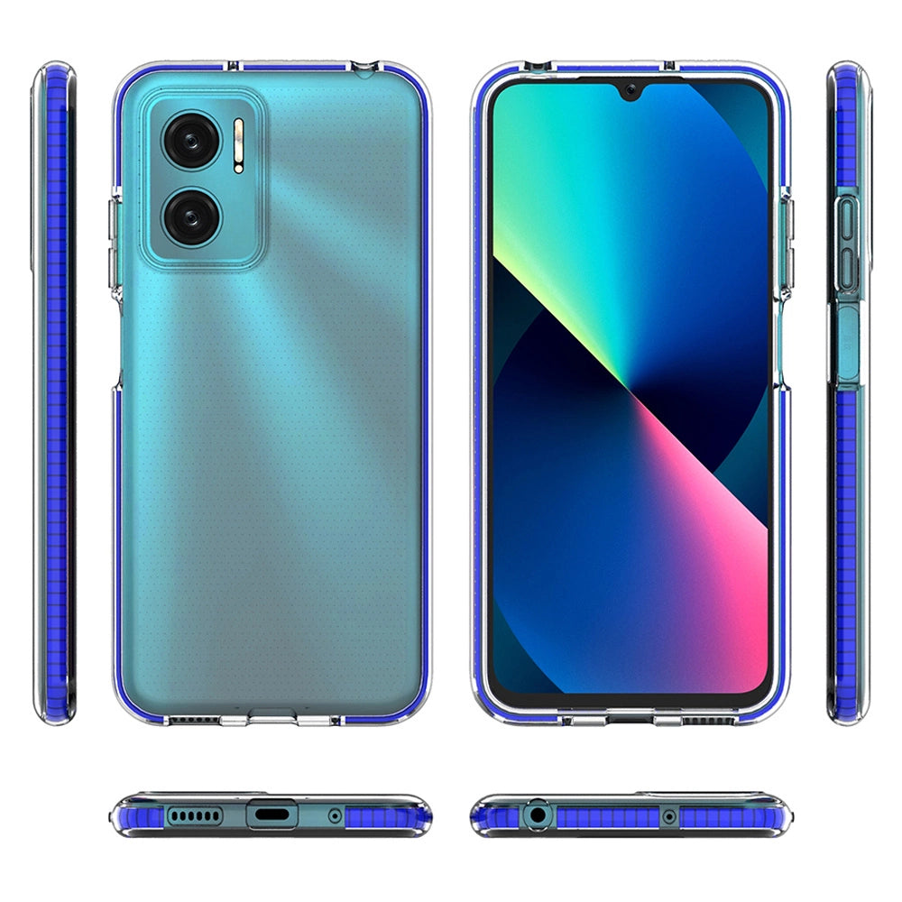 Spring Case Cover til Xiaomi Redmi Note 11E / Redmi 10 5G / Redmi 10 Prime + 5G / Poco M4 5G Silikon Cover med ramme lyserød