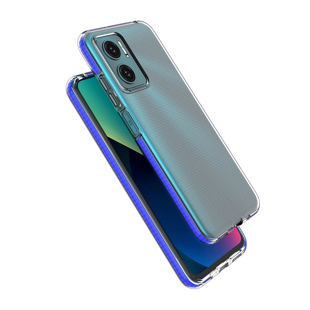 Spring Case Cover til Xiaomi Redmi Note 11E / Redmi 10 5G / Redmi 10 Prime + 5G / Poco M4 5G Silikon Cover med ramme lyserød