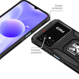 Wozinsky Ring Armor case til Samsung Galaxy A03 pansret cover magnetisk holder ring sort