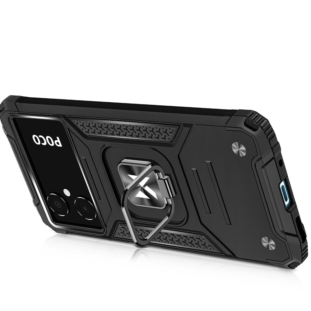 Wozinsky Ring Armor case til Samsung Galaxy A03 pansret cover magnetisk holder ring sort