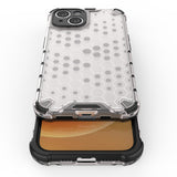 Honeycomb case til iPhone 14 pansret hybrid cover blå