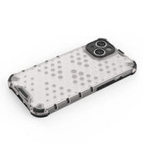 Honeycomb case til iPhone 14 pansret hybrid cover gennemsigtigt