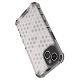 Honeycomb case til iPhone 14 pansret hybrid cover gennemsigtigt