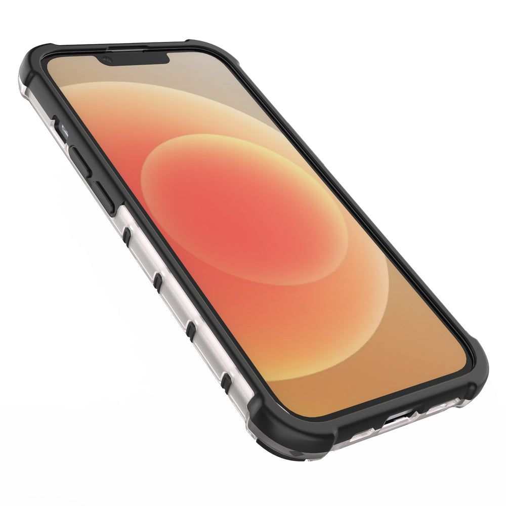 Honeycomb case til iPhone 14 Plus pansret hybrid cover blå