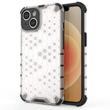 Honeycomb case til iPhone 14 Plus pansret hybrid cover gennemsigtigt