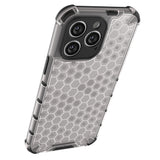 Honeycomb case til iPhone 14 Pro pansret hybrid cover sort