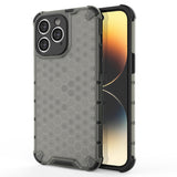 Honeycomb case til iPhone 14 Pro Max pansret hybrid cover sort