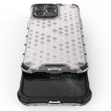 Honeycomb case til iPhone 14 Pro Max pansret hybrid cover blå