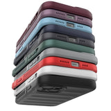 Magic Shield Case for iPhone 14 Plus elastisk rustet kuffert i burgundfarve