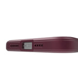 Magic Shield Case til iPhone 14 Plus elastisk pansret sag i burgundfarve