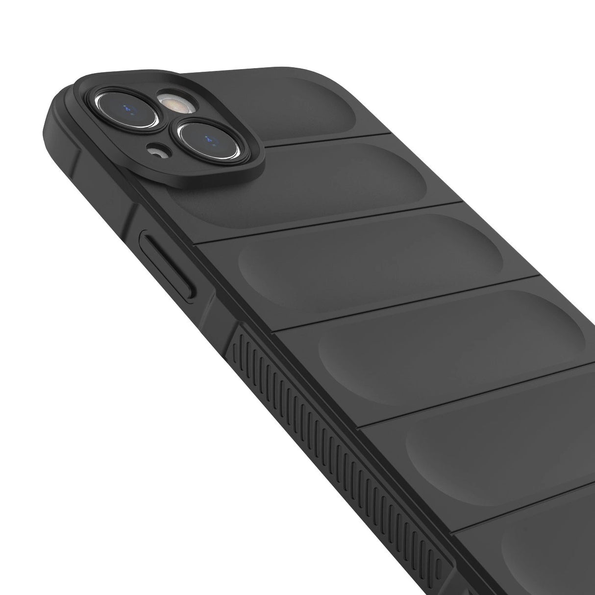 Magic Shield Case til iPhone 14 Plus fleksibelt pansret mørkblå omslag