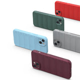Magic Shield Case til iPhone 14 Plus fleksibelt pansret mørkblå omslag