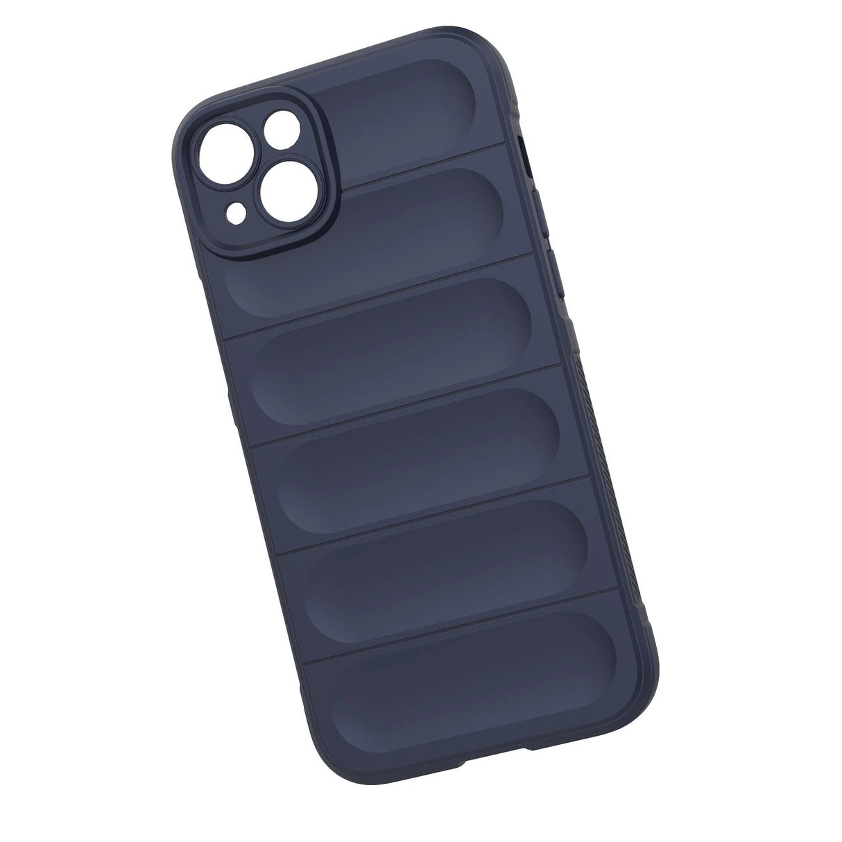 Magic Shield Case til iPhone 14 Plus fleksibelt pansret mørkblå omslag