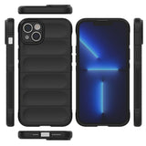 Magic Shield Case til iPhone 14 Plus fleksibelt pansret mørkblå omslag