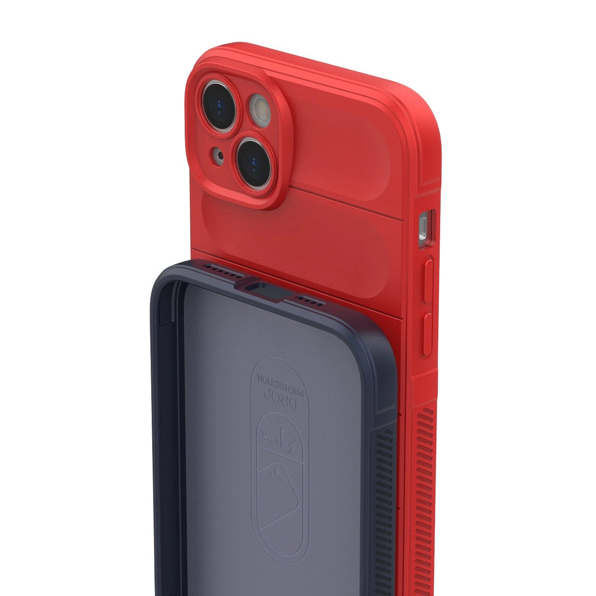 Magic Shield Case for iPhone 14 Plus fleksibelt pansret sag lysblå