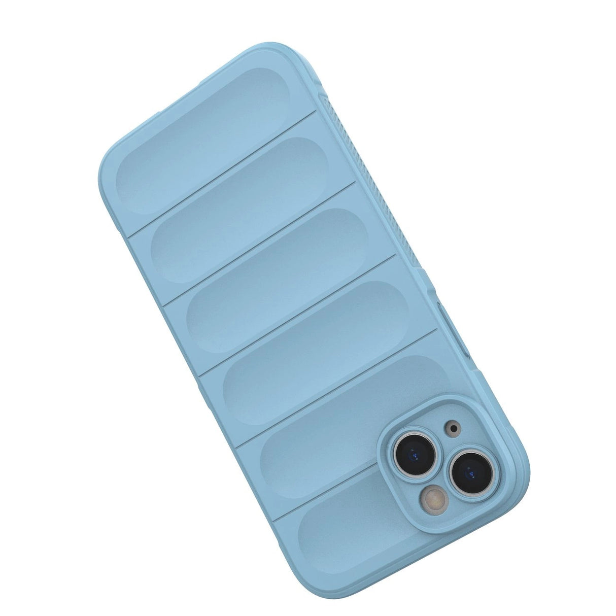 Magic Shield Case for iPhone 14 Plus fleksibelt pansret sag lysblå