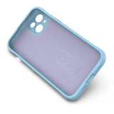 Magic Shield Case for iPhone 14 Plus fleksibelt pansret sag lysblå