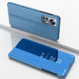 Clear View Case cover til Xiaomi 12 Lite blå flip cover