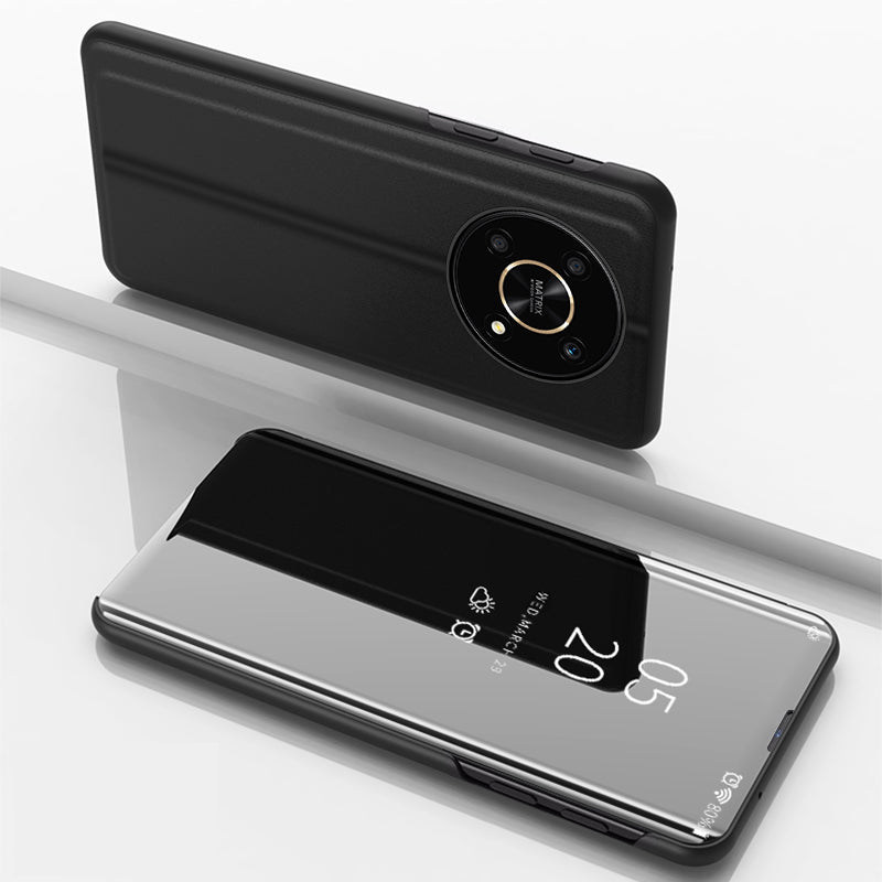 Clear View Case Case til Honor X9 / X9 5G / X30 / Magic4 Lite flip cover sort