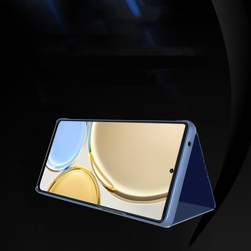 Clear View Case Case til Honor X9 / X9 5G / X30 / Magic4 Lite flip cover sort