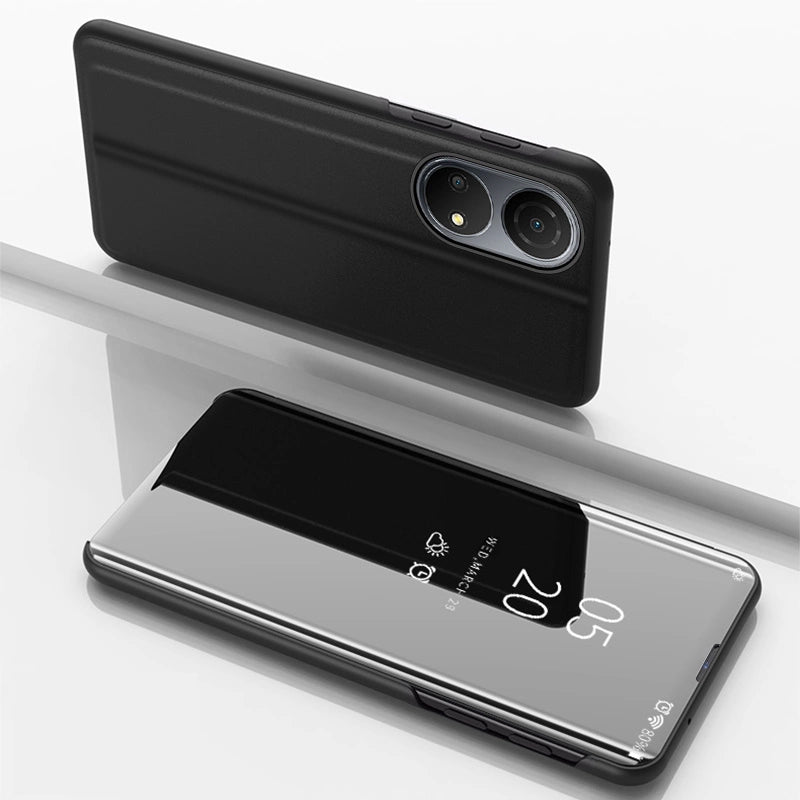 Clear View Case til Honor X7 / Honor Play 30 Plus flip cover sort