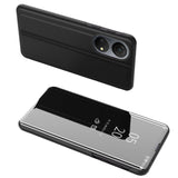 Clear View Case til Honor X7 / Honor Play 30 Plus flip cover sort