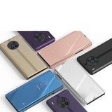 Clear View Case cover til Huawei nova 8i cover med en flap sort