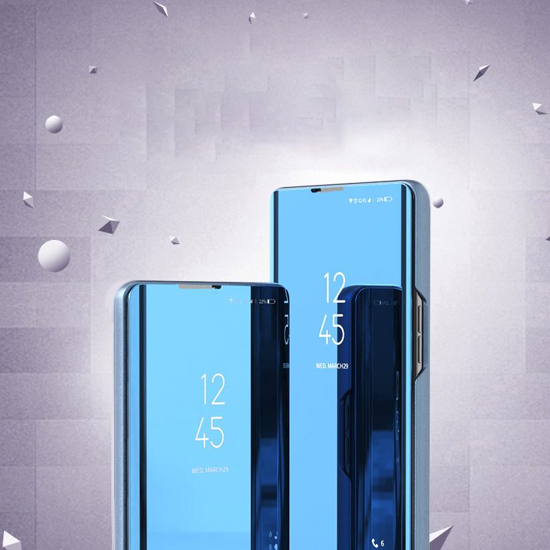 Clear View Case Case til Huawei nova 9 flip cover sort