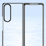 Hylde til Samsung Galaxy Z Fold 4 med blå metalramme