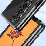 Hylde til Samsung Galaxy Z Fold 4 med blå metalramme