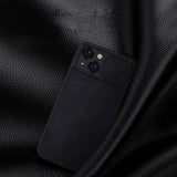 Nillkin Qin Leather Pro Case iPhone 14 Plus Camera Cover Holster Cover Flip Case Black