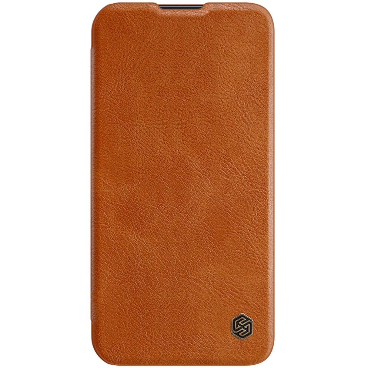 Nillkin Qin Leather Pro Case iPhone 14 Plus Camera Cover Holster Cover Flip Case Brown