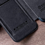 Nillkin Qin Leather Pro Case iPhone 14 Pro Max Camera Cover Holster Cover Flip Case Brown