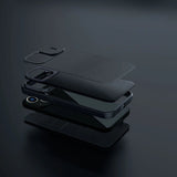 Nillkin Qin Leather Pro Case iPhone 14 Plus Camera Cover Holster Cover Flip Case Grøn