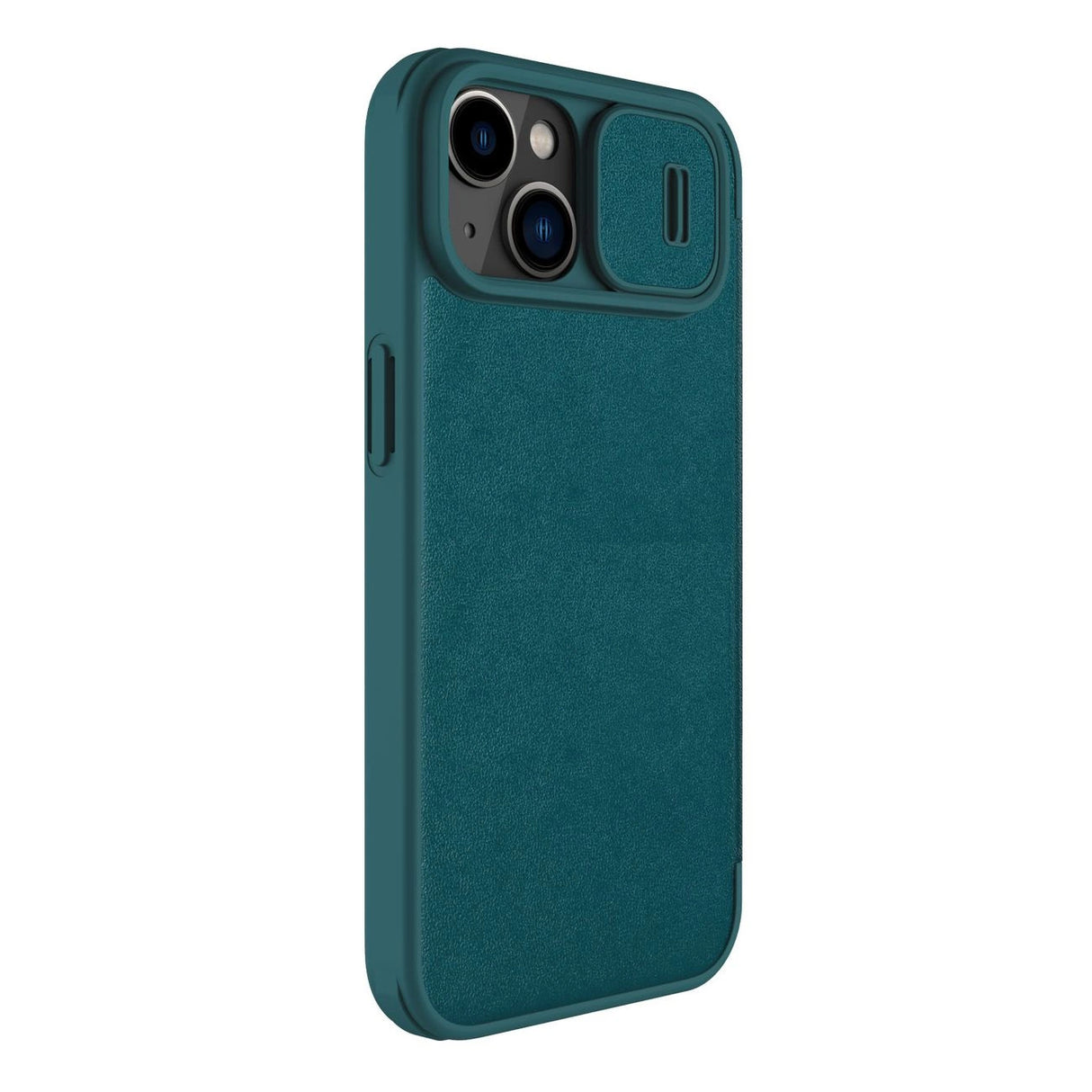 Nillkin Qin Leather Pro Case iPhone 14 Plus Camera Cover Holster Cover Flip Case Grøn