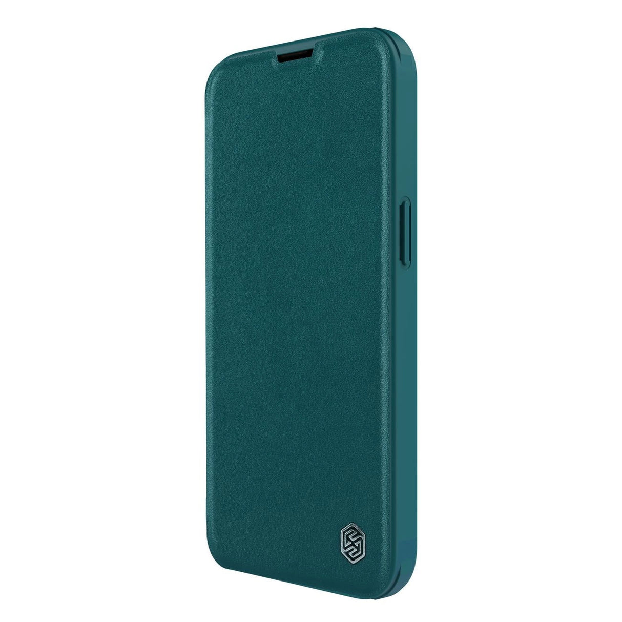 Nillkin Qin Leather Pro Case iPhone 14 Plus Camera Cover Holster Cover Flip Case Grøn