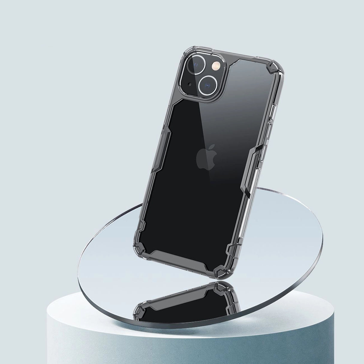 Nillkin Nature Pro sag iPhone 14 pansret cover blå cover