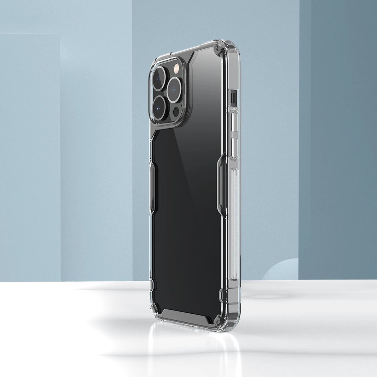 Nillkin Nature Pro sag iPhone 14 Pro pansret cover gennemsigtigt cover