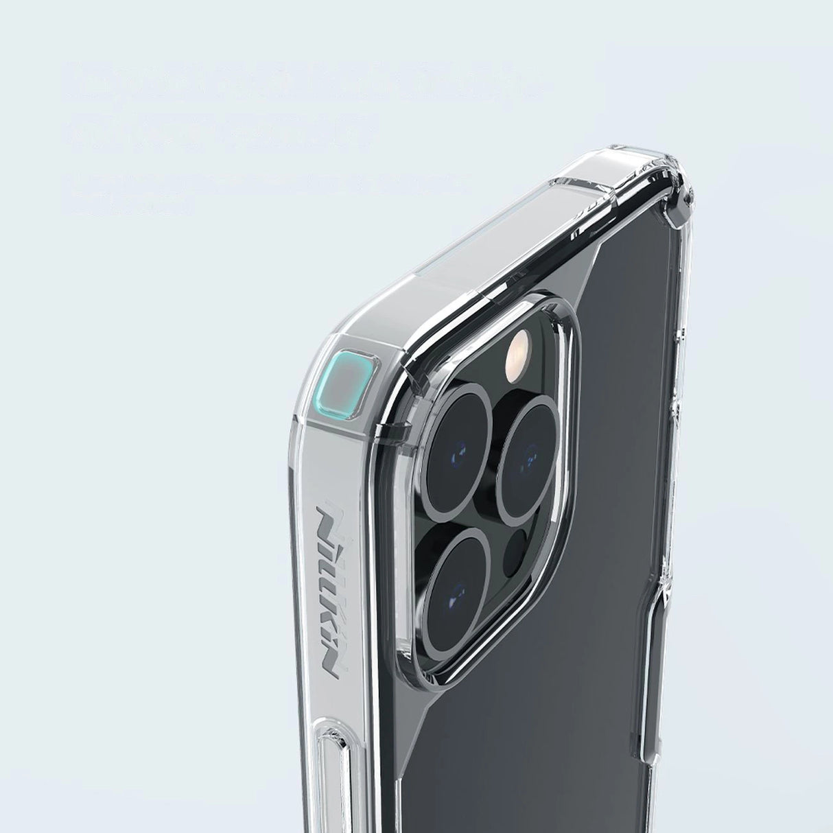 Nillkin Nature Pro sag iPhone 14 Pro pansret cover blå cover