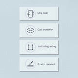 Nillkin Nature Pro iPhone 14 Plus-hylster, pansret cover, gennemsigtigt cover