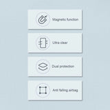 Nillkin Nature Pro Magnetisk Case iPhone 14 Pro Max magnetisk case MagSafe blå