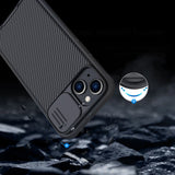 Nillkin CamShield Pro Magnetisk Case iPhone 14 Plus Cover Camera Protector Blue (med MagSafe)