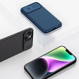 Nillkin CamShield Pro Magnetisk Case iPhone 14 Plus Cover Camera Protector Blue (med MagSafe)