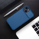 Nillkin CamShield Pro Magnetisk Case iPhone 14 Plus Cover Camera Protector Blue (med MagSafe)