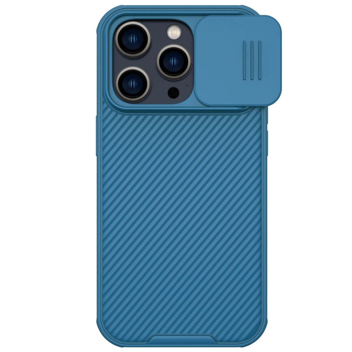Nillkin CamShield Pro Magnetic Case iPhone 14 Pro Max Cover Camera Protector Blue (med MagSafe)